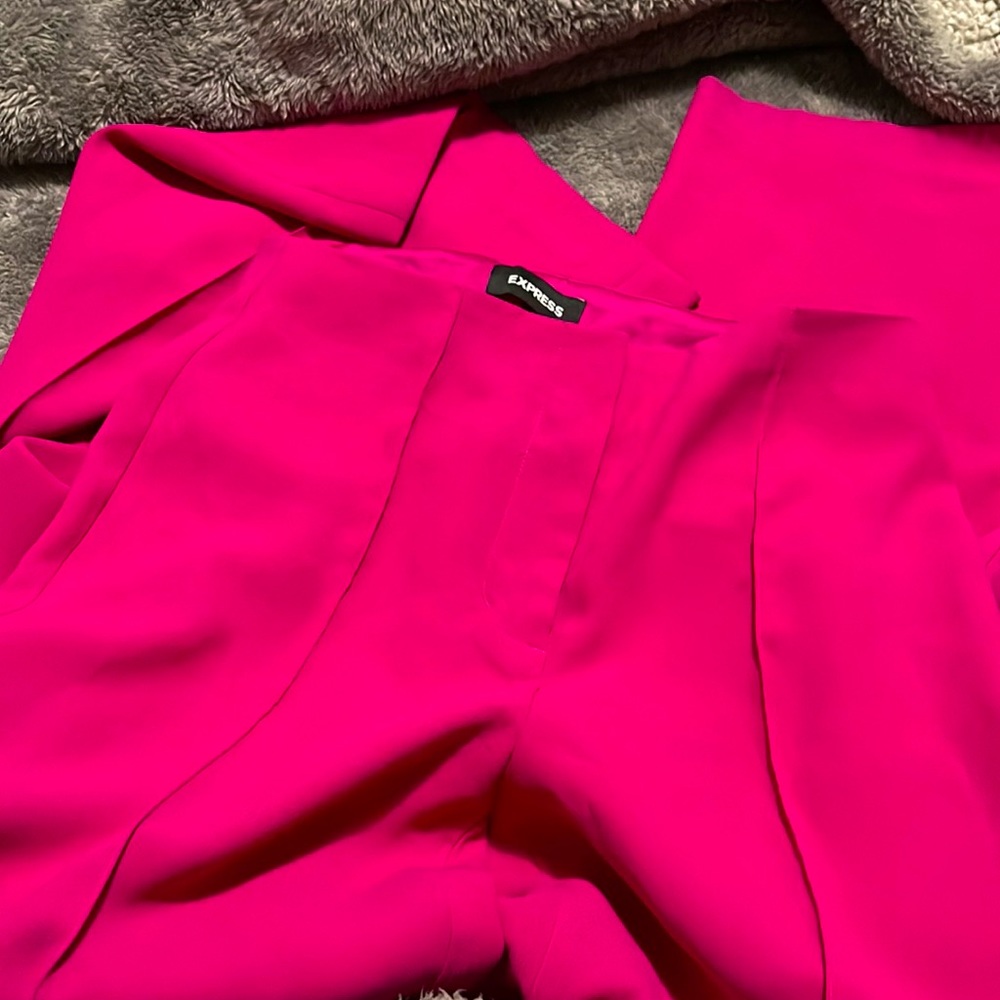 Picture pink wide leg pants